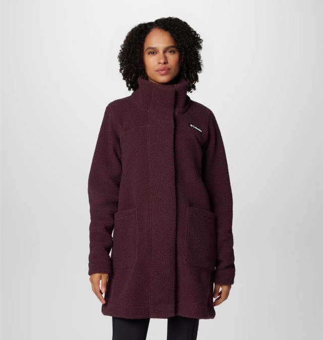 Columbia Panorama™ Long Jacket Γυναικείο Μπουφάν Μωβ