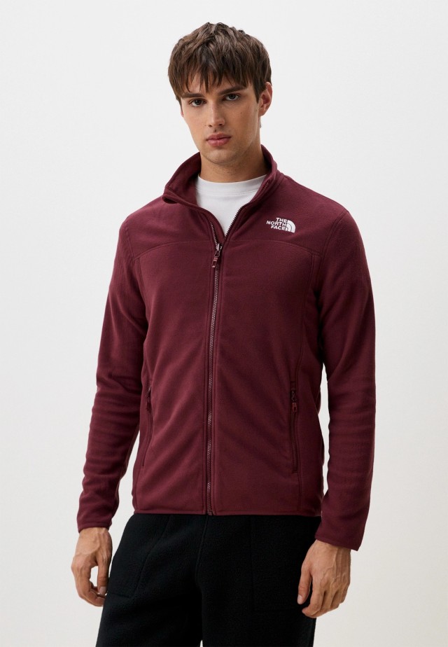 The North Face M 100 Glac Fz Alpine Plum Ανδρική Ζακέτα Fleece Μωβ