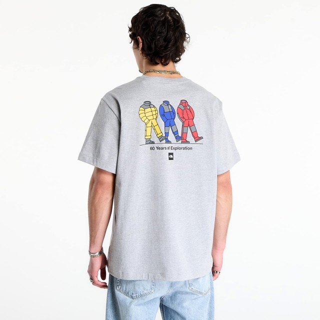 The North Face M Tnf Cel Rx Ss Tee Tnf Pale Grey Ανδρική Μπλούζα Γκρι