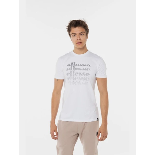 Ellesse Cervati Tee Ανδρική Μπλούζα Λευκή