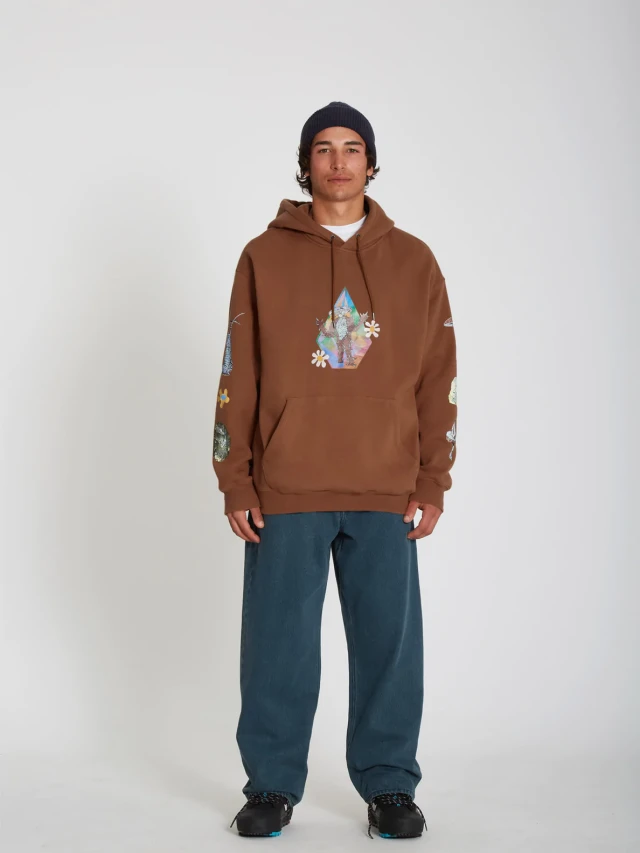 Volcom Fa Fa Chrissieabbottxfrench Po Ανδρικο Φουτερ Κεραμιδι