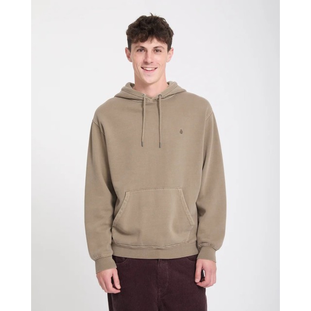 Volcom Single Stone Pw Po Ανδρικό Φούτερ Καφέ