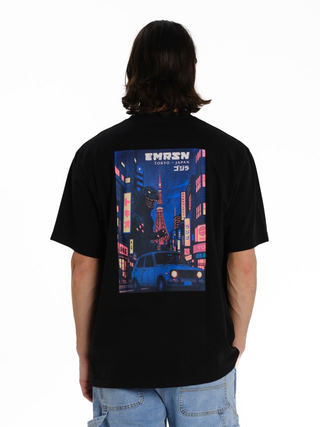 Emerson Mens s/s T-Shirt Ανδρική Μπλούζα Μαύρη