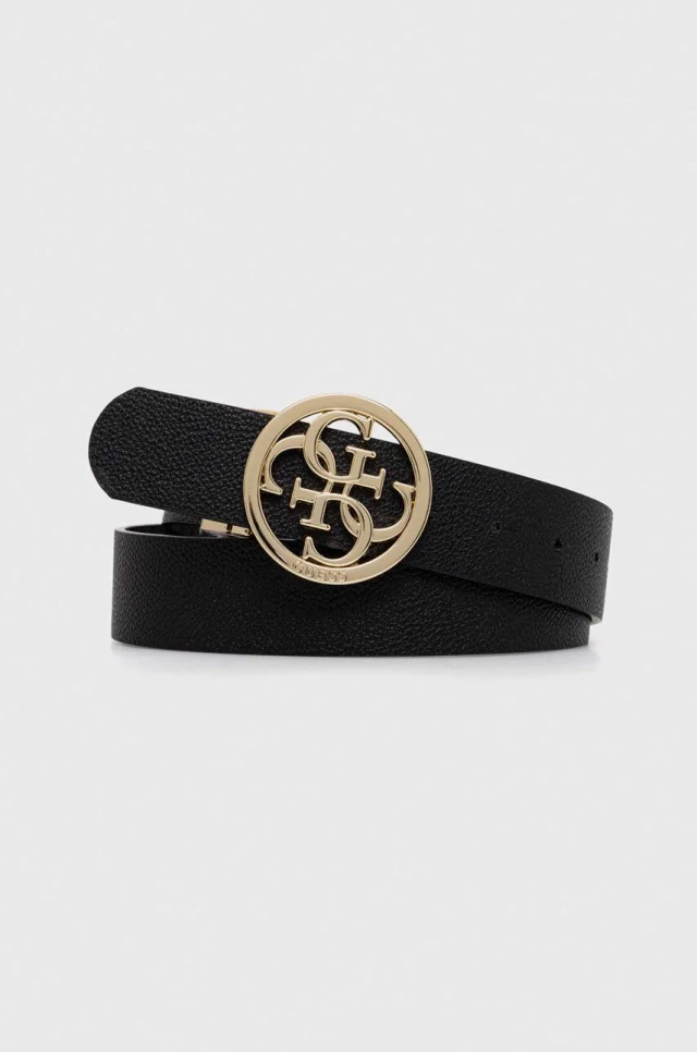 Guess Noelle Adj & Rev Pant Belt H35 Γυναικεία Ζώνη Ανθρακί