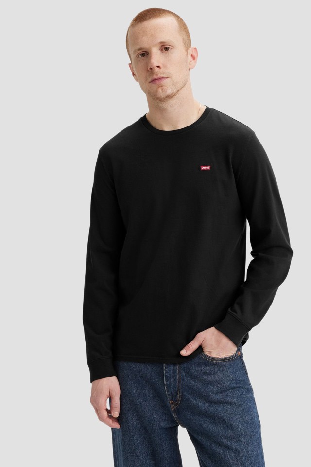 Levis Ls Original Hm Tee Mineral Bla Ανδρική Μπλούζα Μαύρη