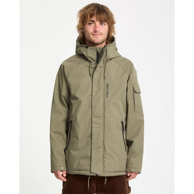 Volcom Stoke Stone Ii 10k Jacket Ανδρικό Μπουφάν Χακί