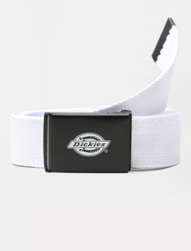 Dickies Orcutt  Webbing Belt White Ανδρική Ζώνη Λευκή