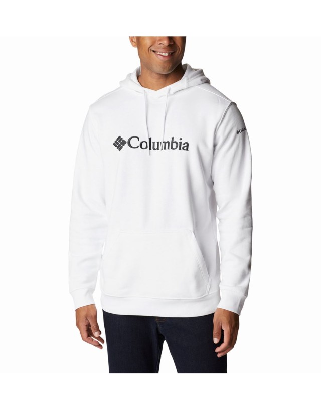 Columbia Csc Basic Logo Ii Hoodie Ανδρικο Φουτερ Λευκο