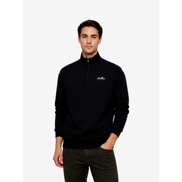 Ellesse Heritage Essentials Arivalo 1/4 Zip Top Ανδρικό Φούτερ Μαύρο