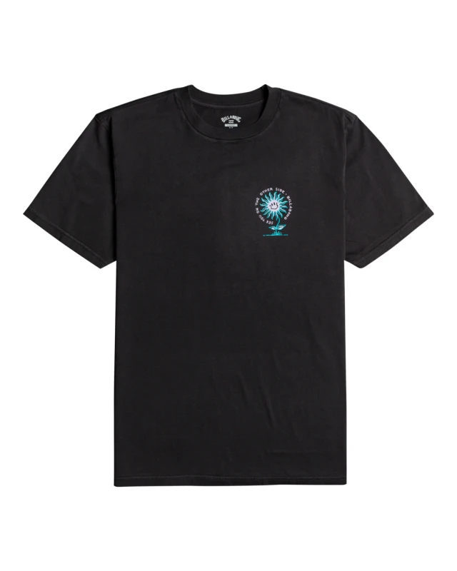 Billabong Sun Flower Ss Ww Ανδρικh Μπλουζα Μαυρη