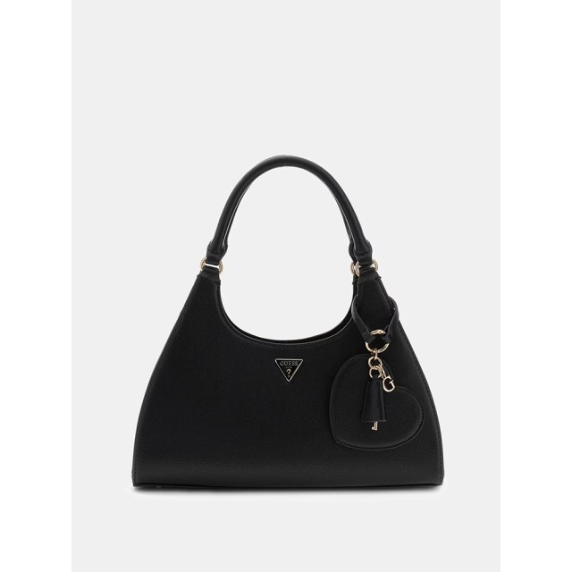 Guess Isobel Sml Girlfriend Carryall Γυναικεία Τσάντα Μαύρη