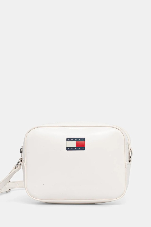Tommy Hilfiger Tjw Must Camera Bag Γυναικεία Τσάντα Εκρού