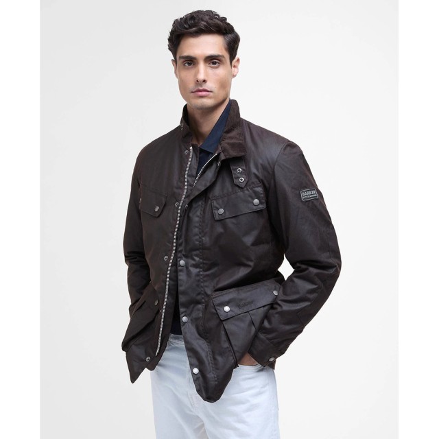 Barbour B.Intl Tourer Duke Wax Ανδρικό Κερωμένο Μπουφάν Καφέ