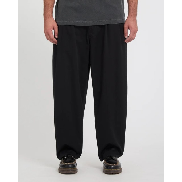 Volcom Holter Pleat Pant Ανδρικό Παντελόνι Chino Μαύρο