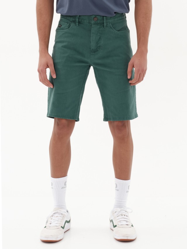 Emerson Mens Cotton 5-Pocket Shorts Ανδρικη Βερμουδα Cargo Πρασινη