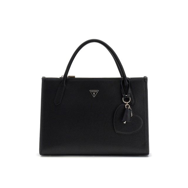 Guess Isobel Tote Γυναικεία Τσάντα Μαύρη