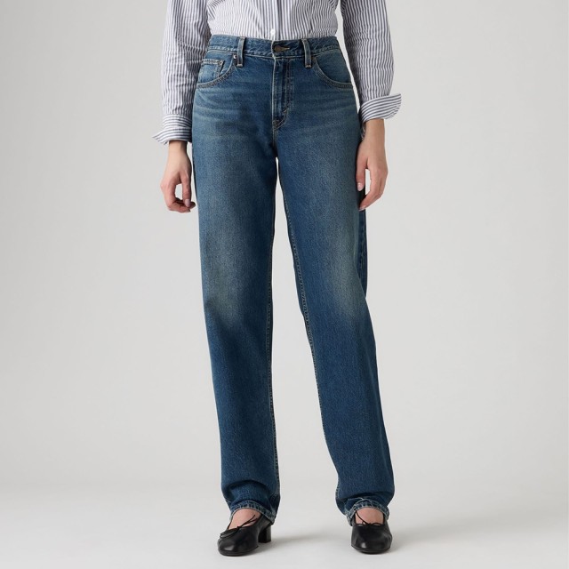 Levis Loose Taper H226 Med Indigo - Worn In Γυναικείο Παντελόνι Τζιν
