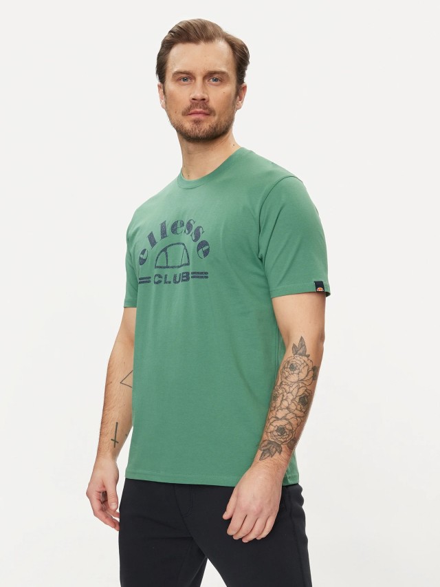 Ellesse Tees & Shorts Club T-Shirt Ανδρική Μπλούζα Πράσινη