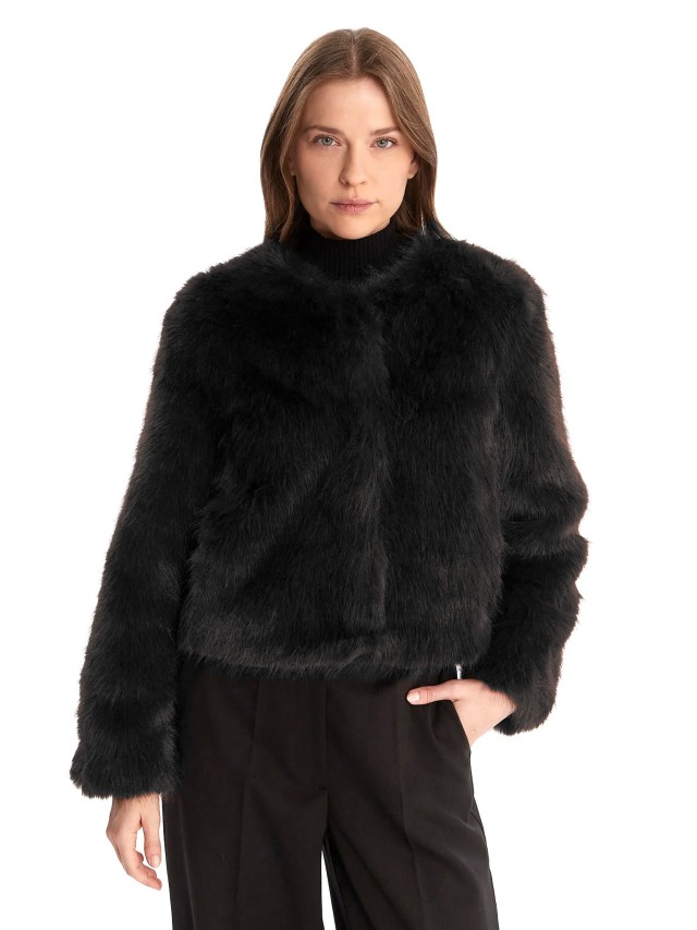 Artigli Γυναικείο Οικολογική Γούνα Μαυρη