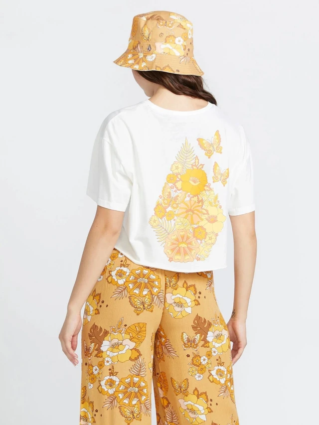 Volcom Sun Keep Trim Ss Γυναικεία Μπλούζα Λευκή