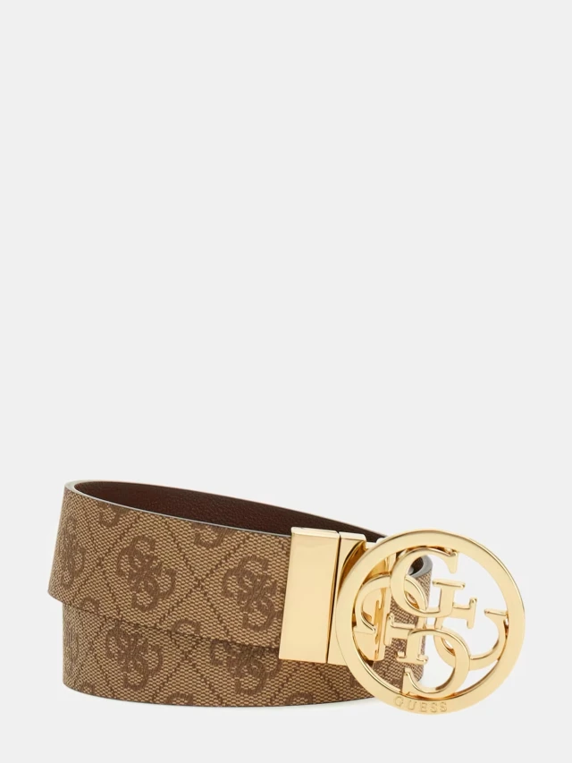 GUESS BELT Guess Γυναικεια Ζωνη Kαφε