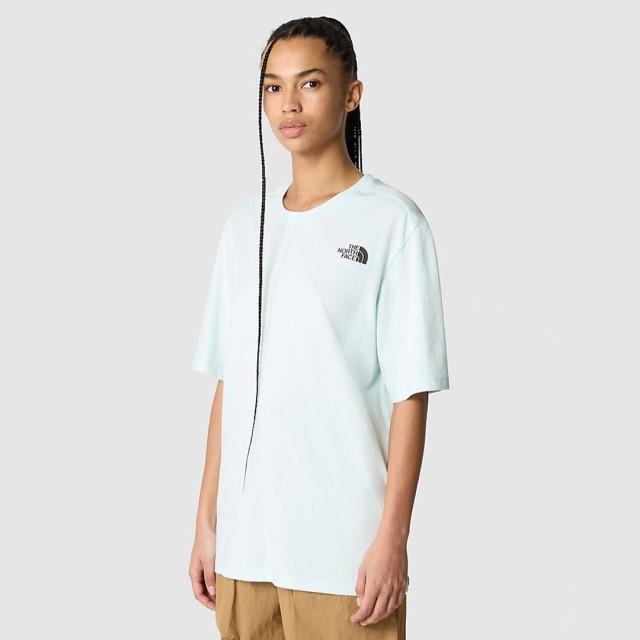 The North Face W Relaxed Rb Tee Skylight Blue Γυναικεία Μπλούζα Βεραμάν