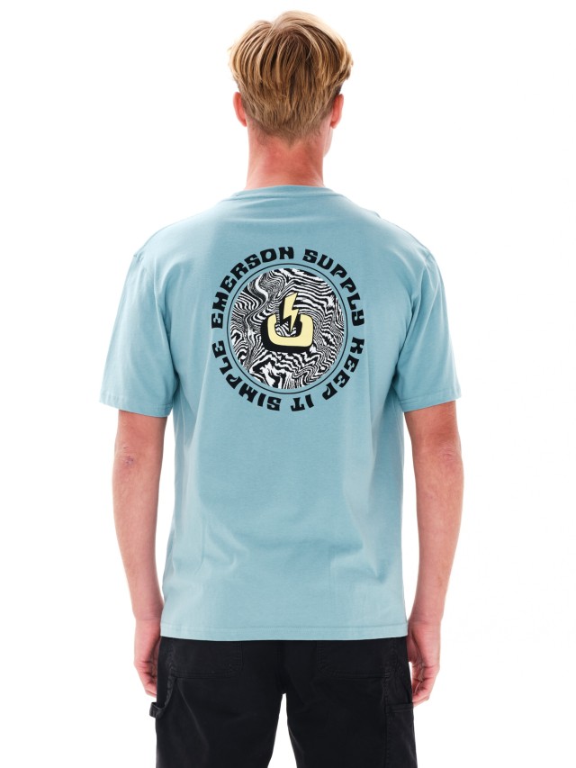 Emerson Mens s/s T-Shirt Ανδρική Μπλούζα Μεντα