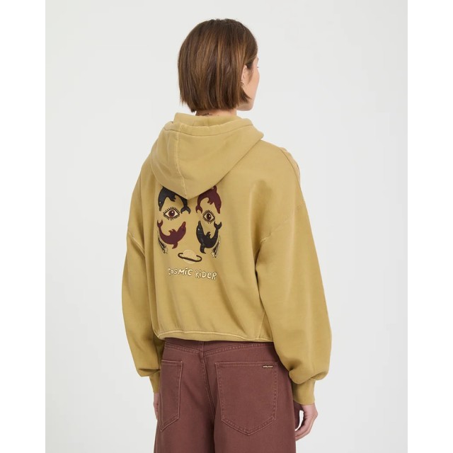 Volcom Ozzy Po 1 Γυναικείο Φούτερ Μουσταρδί