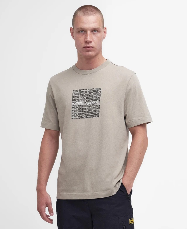 Concrete Barbour B.Intl Echo Tee Ανδρική Μπλούζα Γκρί