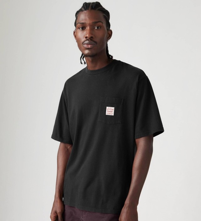 Levis SS WORKWEAR TEE BLACKS Ανδρικη Μπλουζα Μαυρο