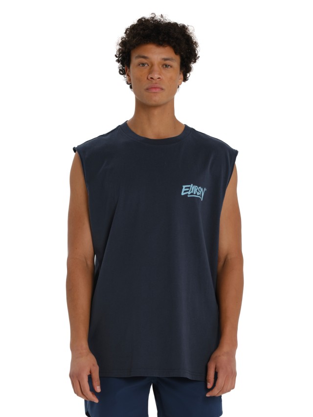 Emerson Mens Tank Top Ανδρική Αμάνικη Μπλούζα Μπλε
