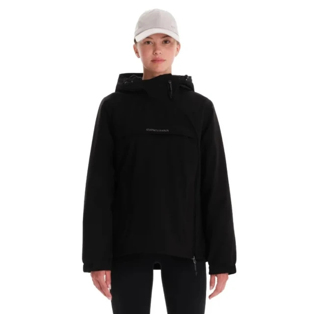 Emerson Womens Pullover Hooded Jacket Γυναικείο Μπουφάν Μαύρο