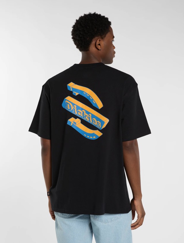 Dickies Thornville Ss Tee Black Ανδρική Μπλούζα Μαύρη