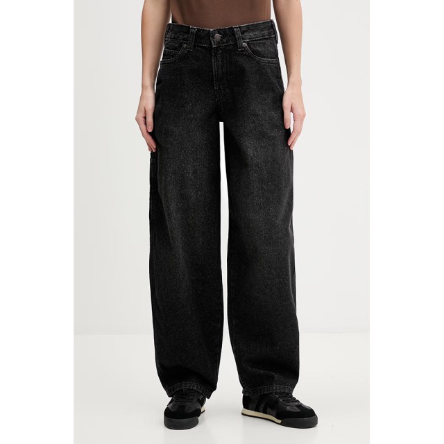 Dickies 957 Loose Tapered Work Jeans W Γυναικείο Παντελόνι Τζιν Μαύρο