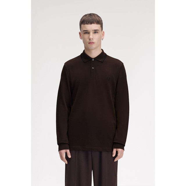 Fred Perry Ανδρικη Μπλουζα Polo Καφε