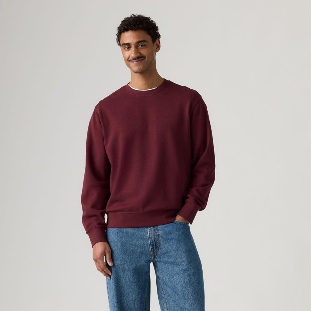 Levis The Original Hm Crew Purples Ανδρικό Φούτερ Μπορντό