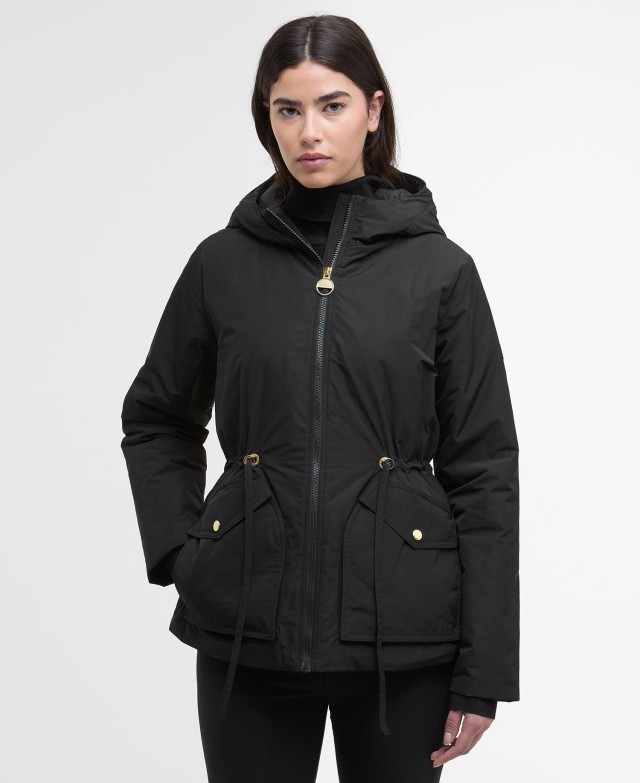 Barbour B.Intl Winter Piper Showerproof Jacket Γυναικείο Μπουφάν Μαύρο