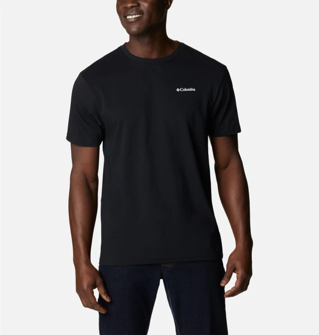 Columbia North Cascades™ Short Sleeve Tee Ανδρική Μπλούζα Μαύρη