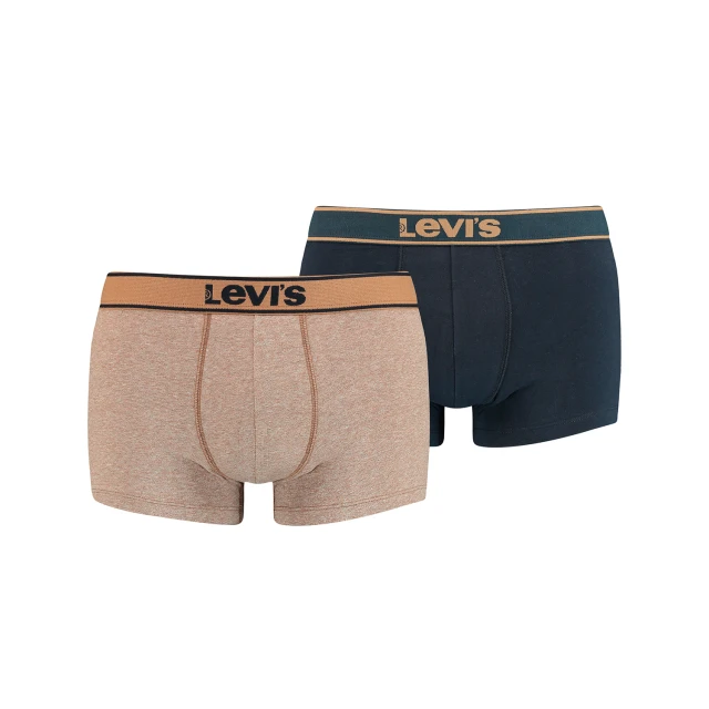 Levis Men Trunk Vintage Heather 2P Ανδρικα Εσωρουχα Μπεζ