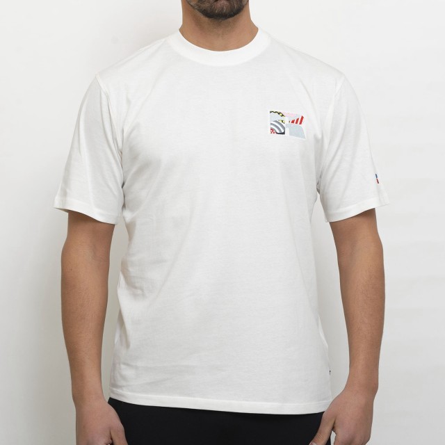 Russell Athletic Bhabie-S/S  Crewneck Tee Shirt Ανδρική Μπλούζα Εκρου