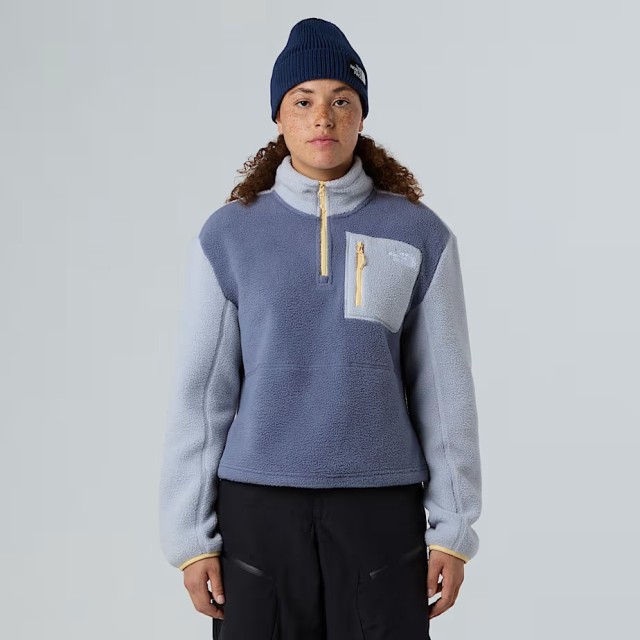 The North Face W Yumiori 1/4 Zip Γυναικείo Fleece Γκρι
