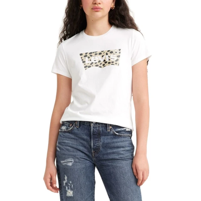 Levis The Perfect Tee Whites Γυναικεία Μπλούζα Λευκή