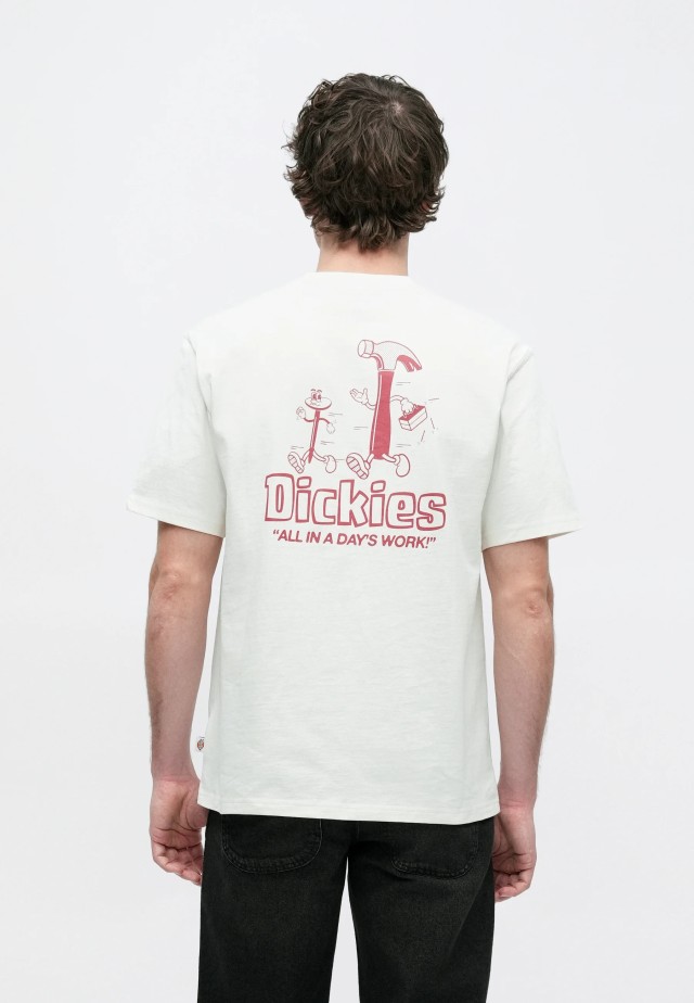 Dickies Fairlawn Ss Tee Egret Ανδρική Μπλούζα Μπεζ