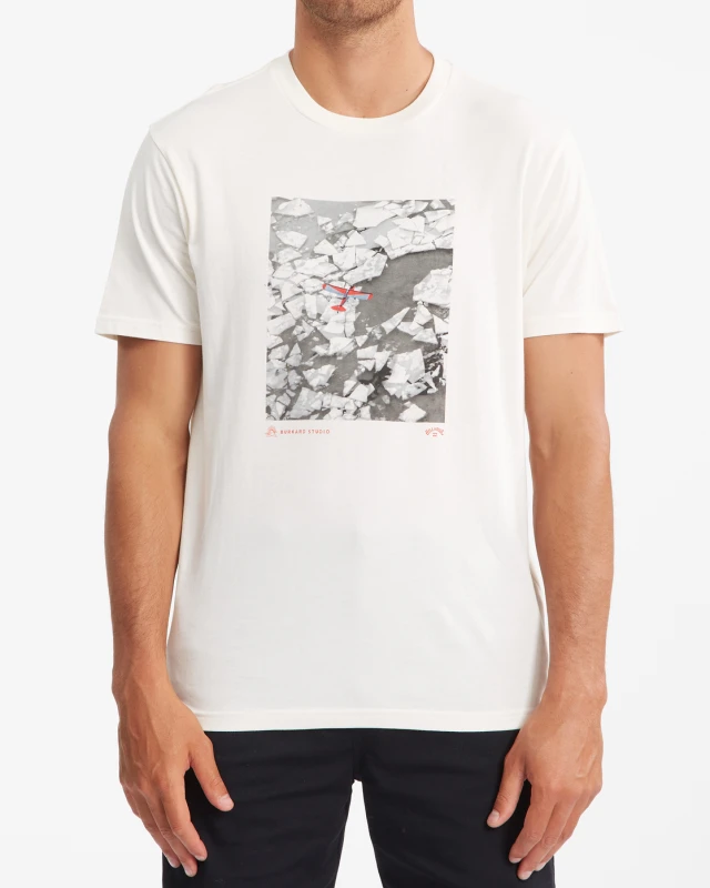 Billabong Iceburg Aerial Ss Ανδρικη Μπλουζα Παγου