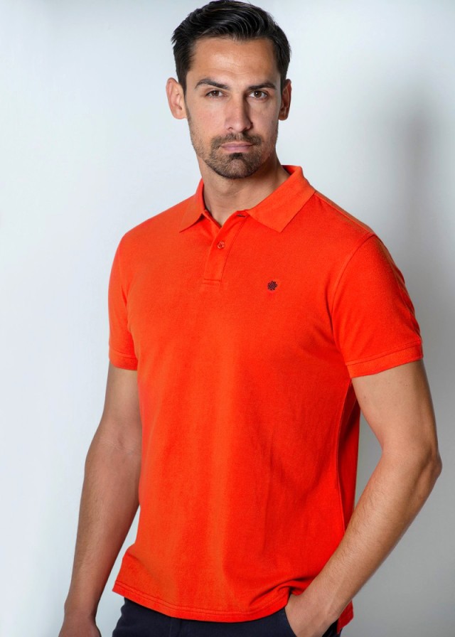 Dors Ανδρική Μπλούζα Polo Πορτοκαλί