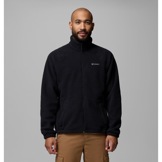 Columbia Timber Crest™ MTR Fleece Full Zip Ανδρική Ζακέτα Fleece Μαύρο