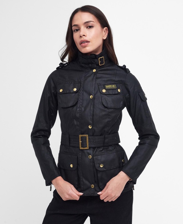 Barbour B.Intl Summer Wash Duke Γυναικείο Μπουφάν Μαύρο