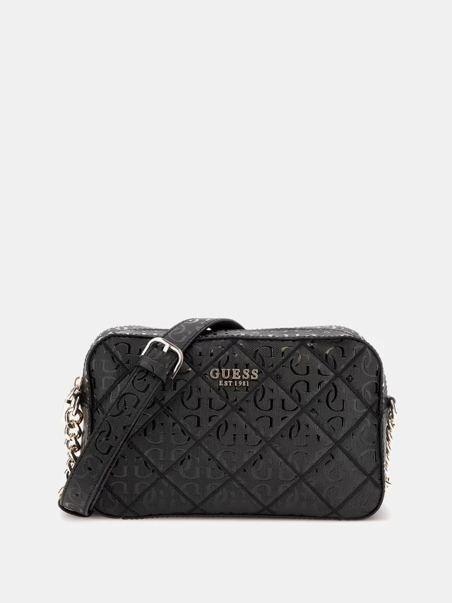 Guess Caddie Camera Bag Γυναικεία Τσάντα Μαύρη