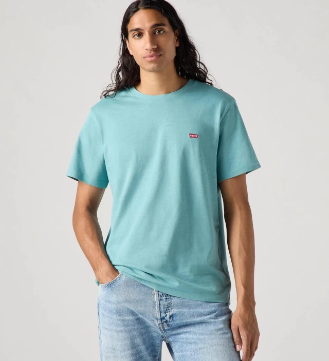 Levis Ss Original Hm Tee Blues Ανδρική Μπλούζα Τιρκουαζ