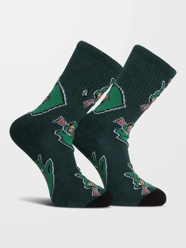 Volcom Fa Fa Nando Von Arb Sock Pr Κάλτσες Πράσινες